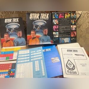 Vintage 1983 Star Trek The Role Playing Game FASA Unpunched TOS
